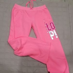 Pink joggers brand new